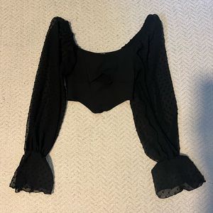 Urban Outfitters long sleeve crop top